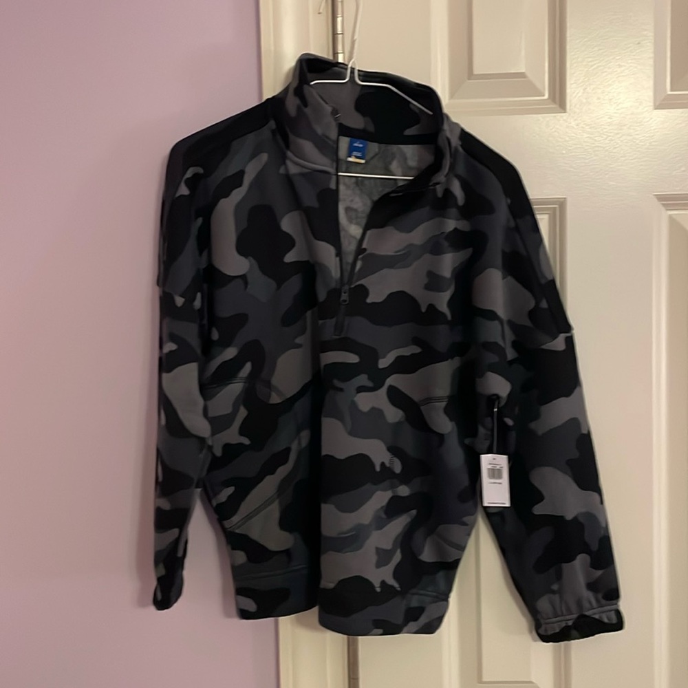 NWT camouflage pullover